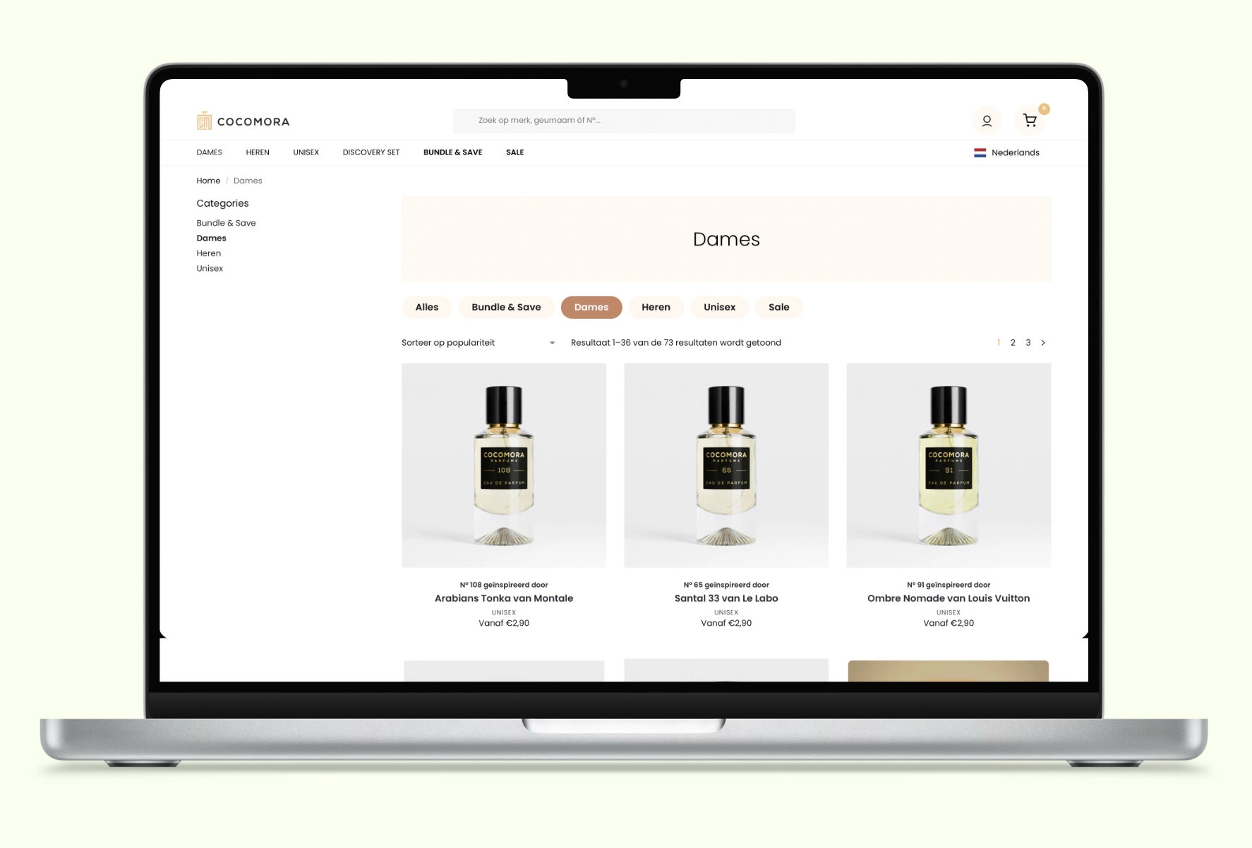 Cocomora Webshop